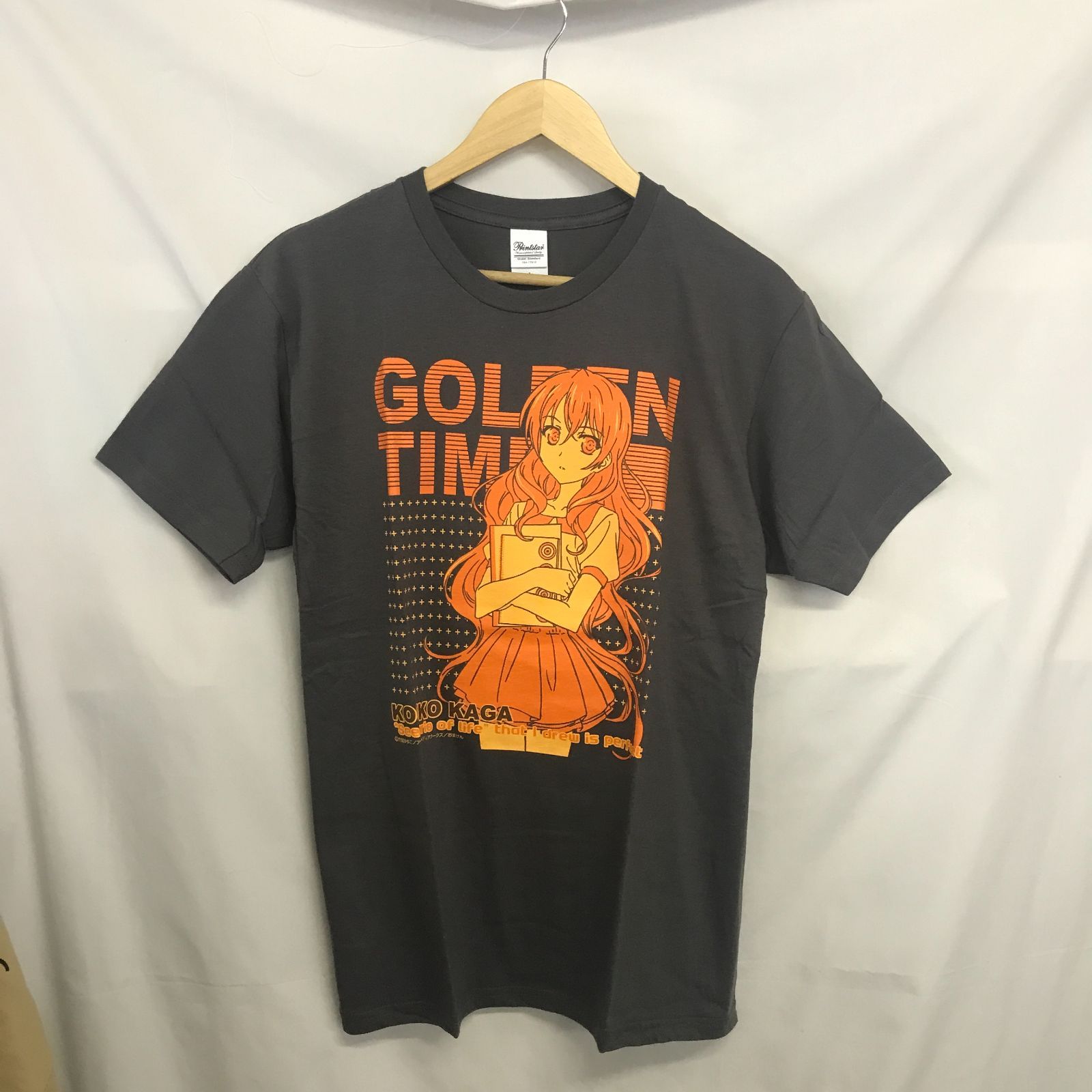 新品・未使用】ゴールデンタイム 加賀香子 Tシャツ オレンジ/ブラック