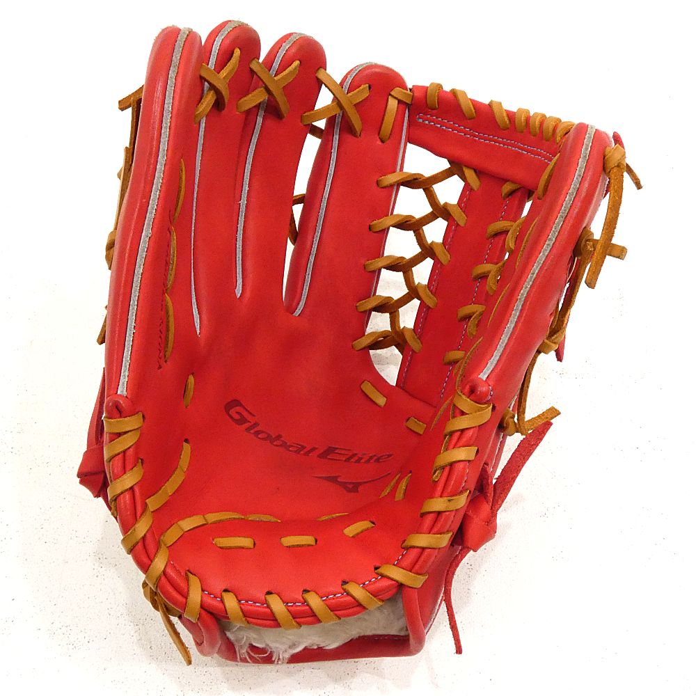 小牧店 MIZUNO グローブ グローバルエリート 軟式用 左投げ ラディッシュ×コルク R31707 I432-3619