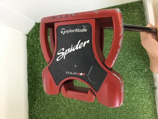 テーラーメイド Spider Tour RED サイトライン センターシャフト 33インチ パター PT スチール フレックスその他 メンズ 男性用 右利き 右用 Cランク ゴルフクラブ
