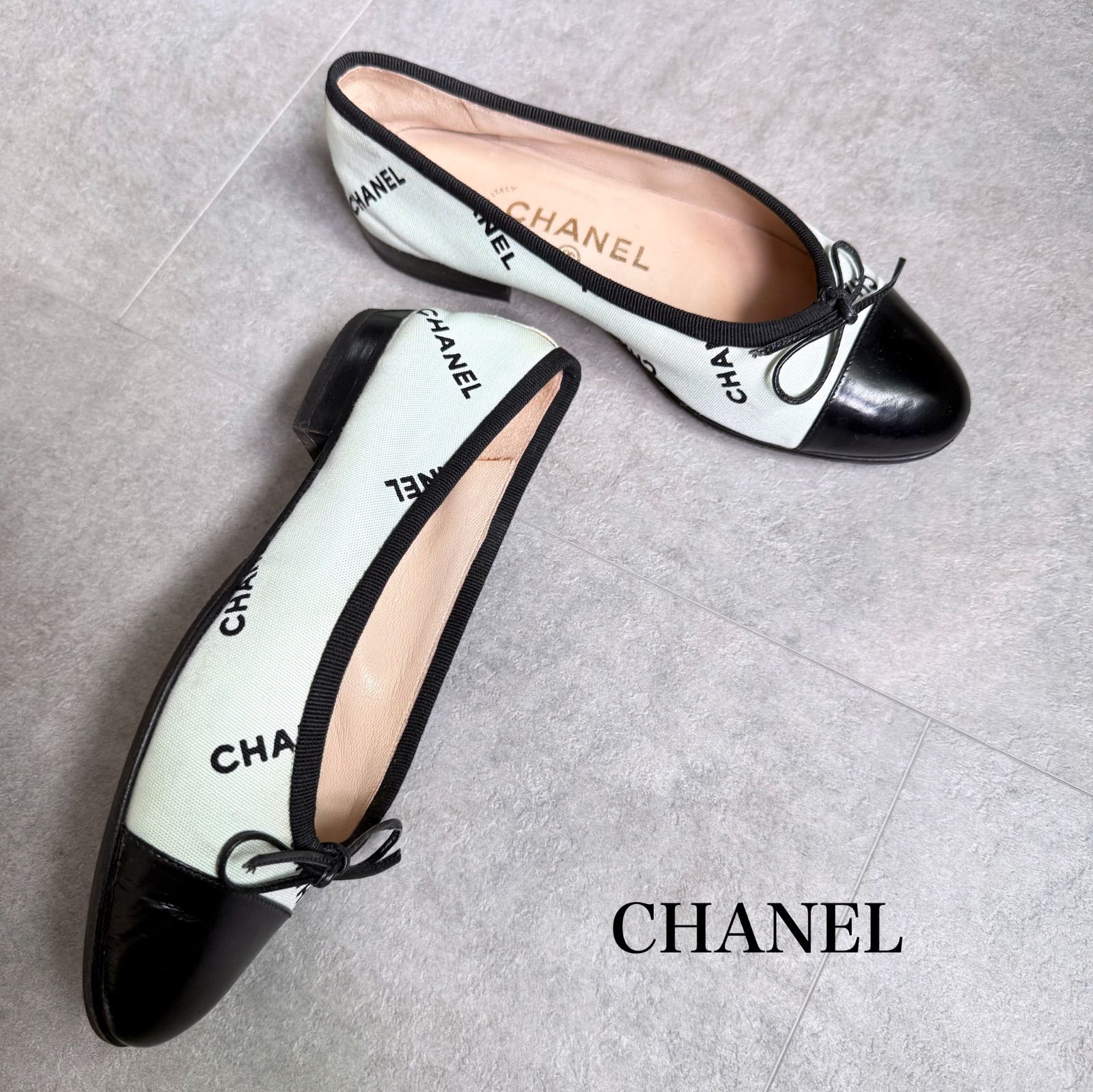 CHANEL バレリーナシューズ 【サイズ35 1/2】22.5cm 【公式通販】