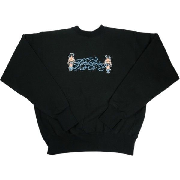 Size L TENDERLOIN テンダーロイン Tenderloin Logo Crewneck 初期 クルーネックスウェット 黒 品-ほぼ 20828677