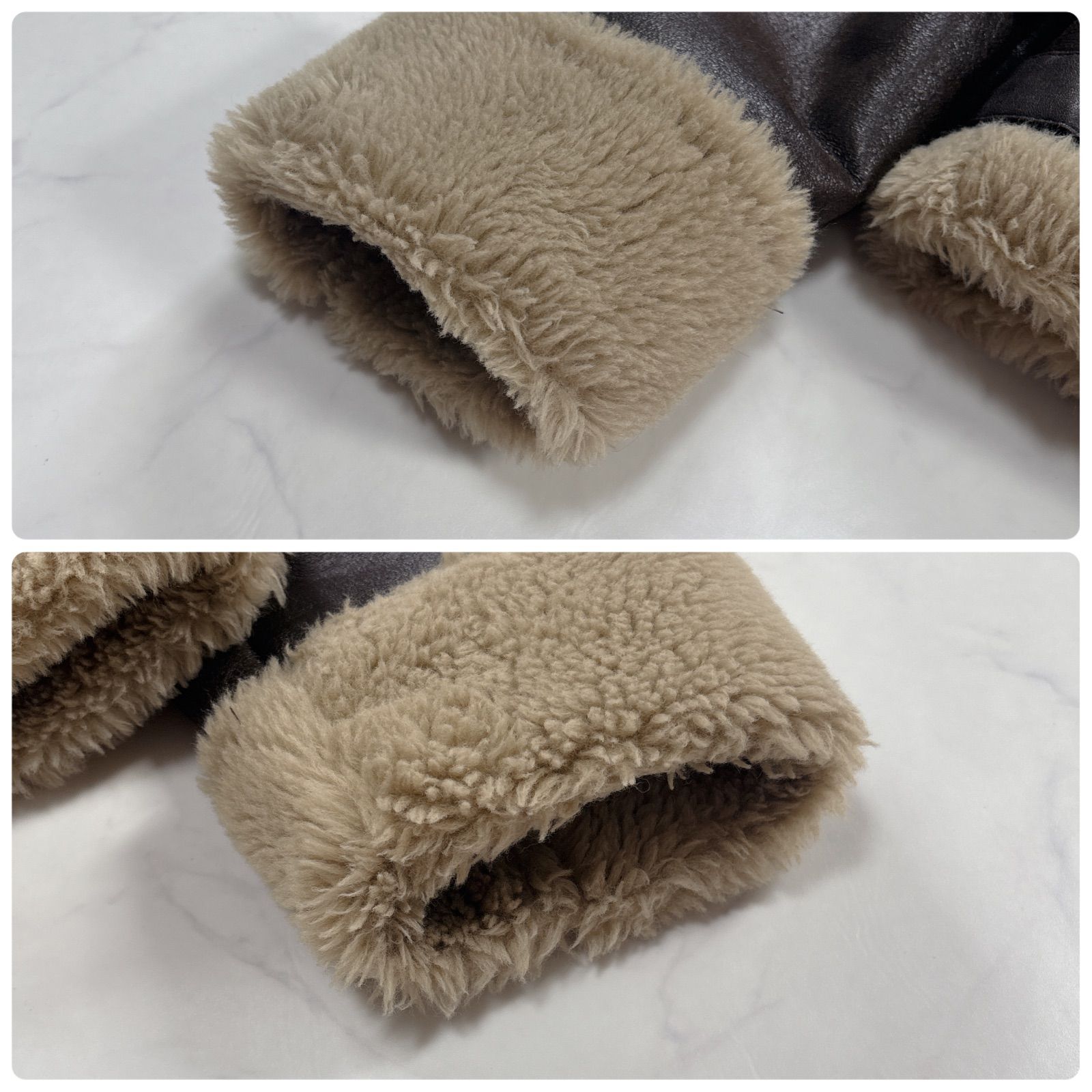 完売モデルZARA ダブルフェイス ボア ショートジャケット XS