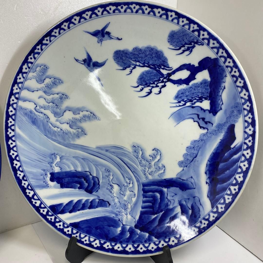 古伊万里 大皿 3枚セット 直径47・46・36㎝ 東な7-0125③ - メルカリ