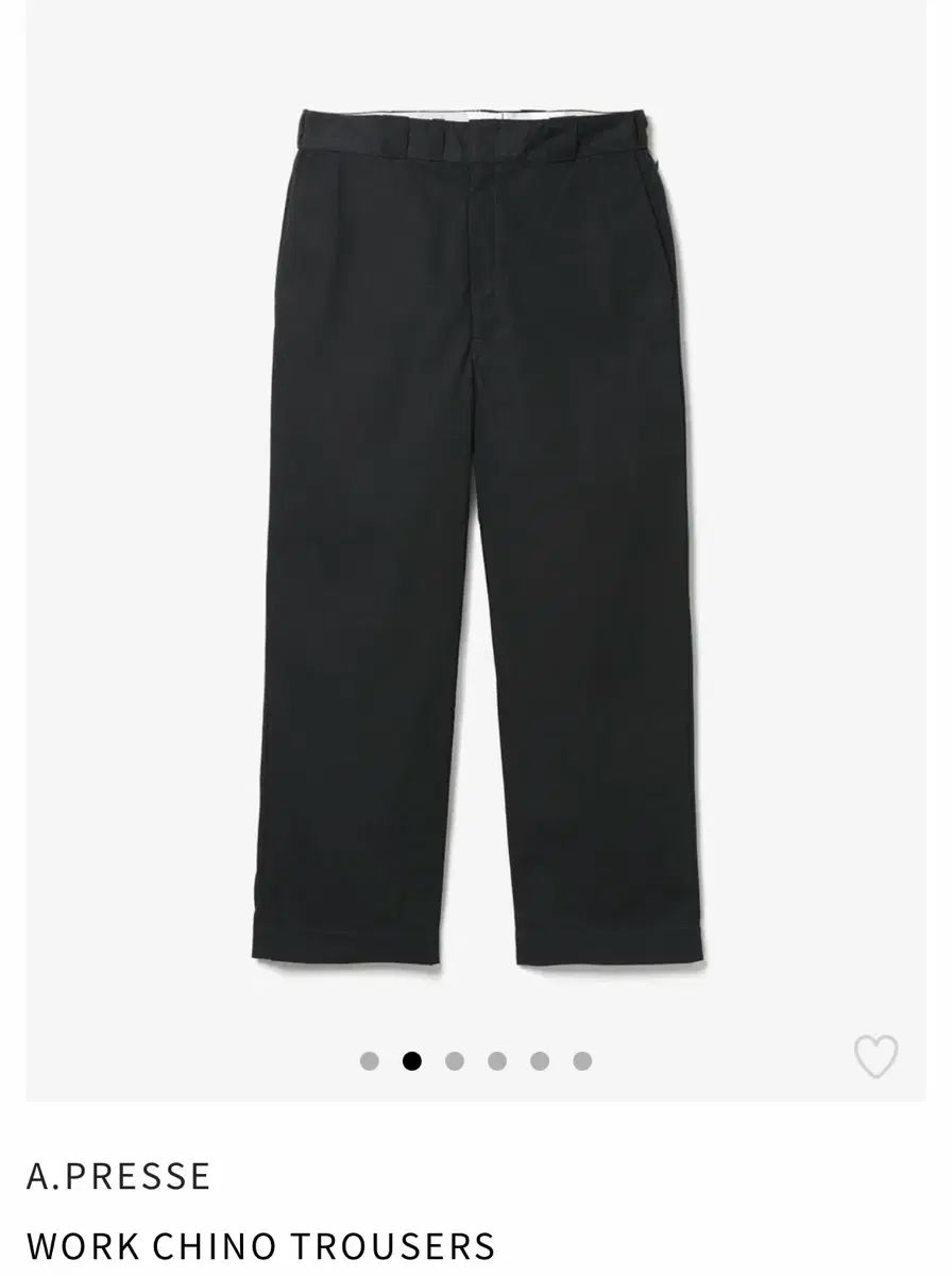 2 アプレッセ a presse ウォーク チノ スラックス パンツ チャコール COLOR