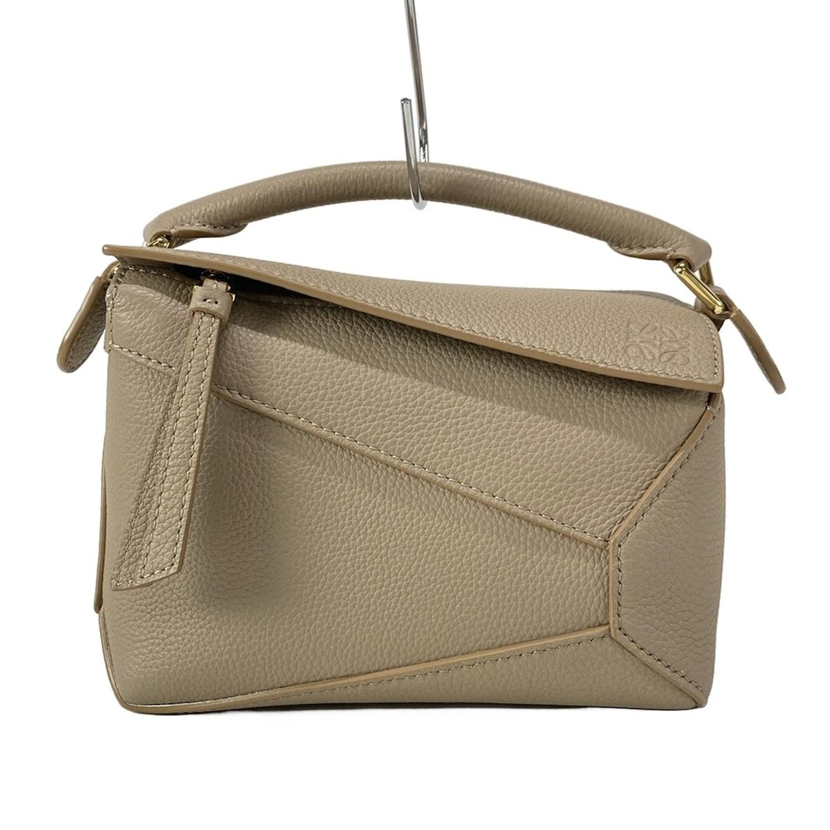 LOEWE ロエベ ハンドバッグ パズルエッジ バッグ ミニ A510P88X16 サンド ベージュ