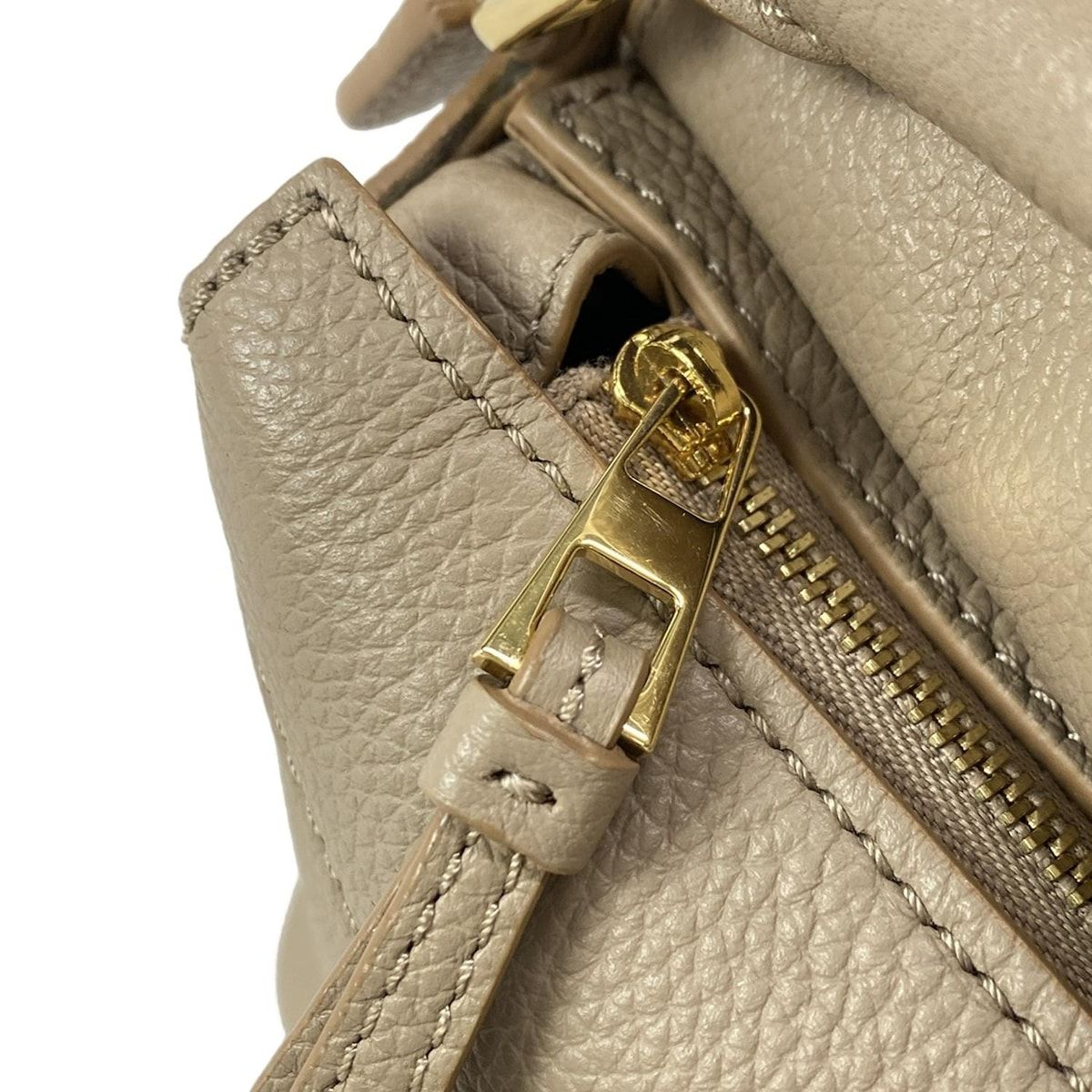 LOEWE ロエベ ハンドバッグ パズルエッジ バッグ ミニ A510P88X16 サンド ベージュ DECORATOM_COM_BR