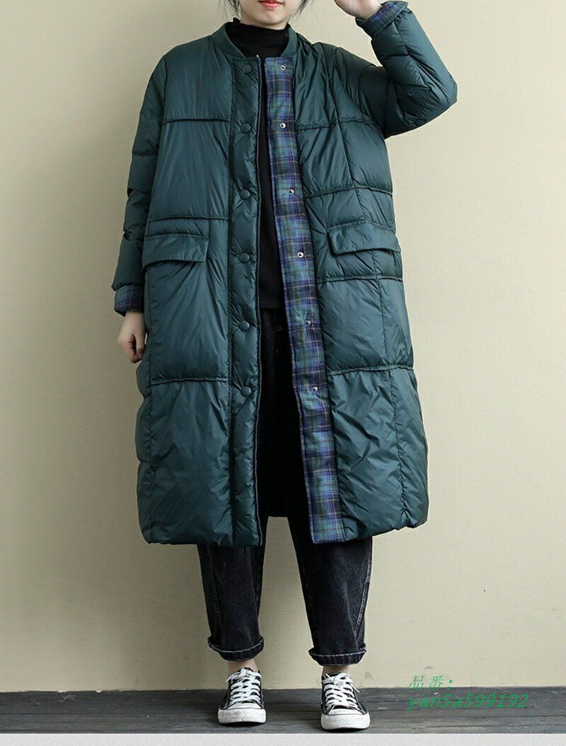 キルティング ロングコート