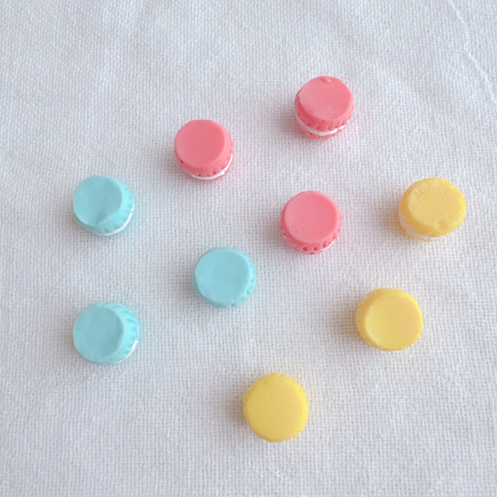 まかろんパーツ 37】マカロンパーツ 9個セット - メルカリ