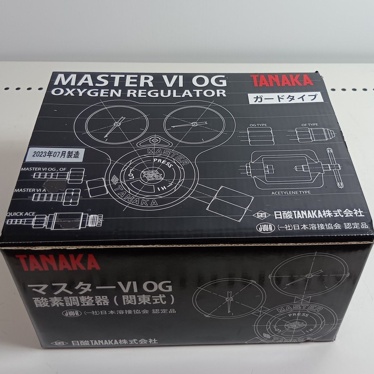 日酸タナカ 酸素調整器 マスターⅥ OG Q832C ブラック ♥品 S 本体のみ