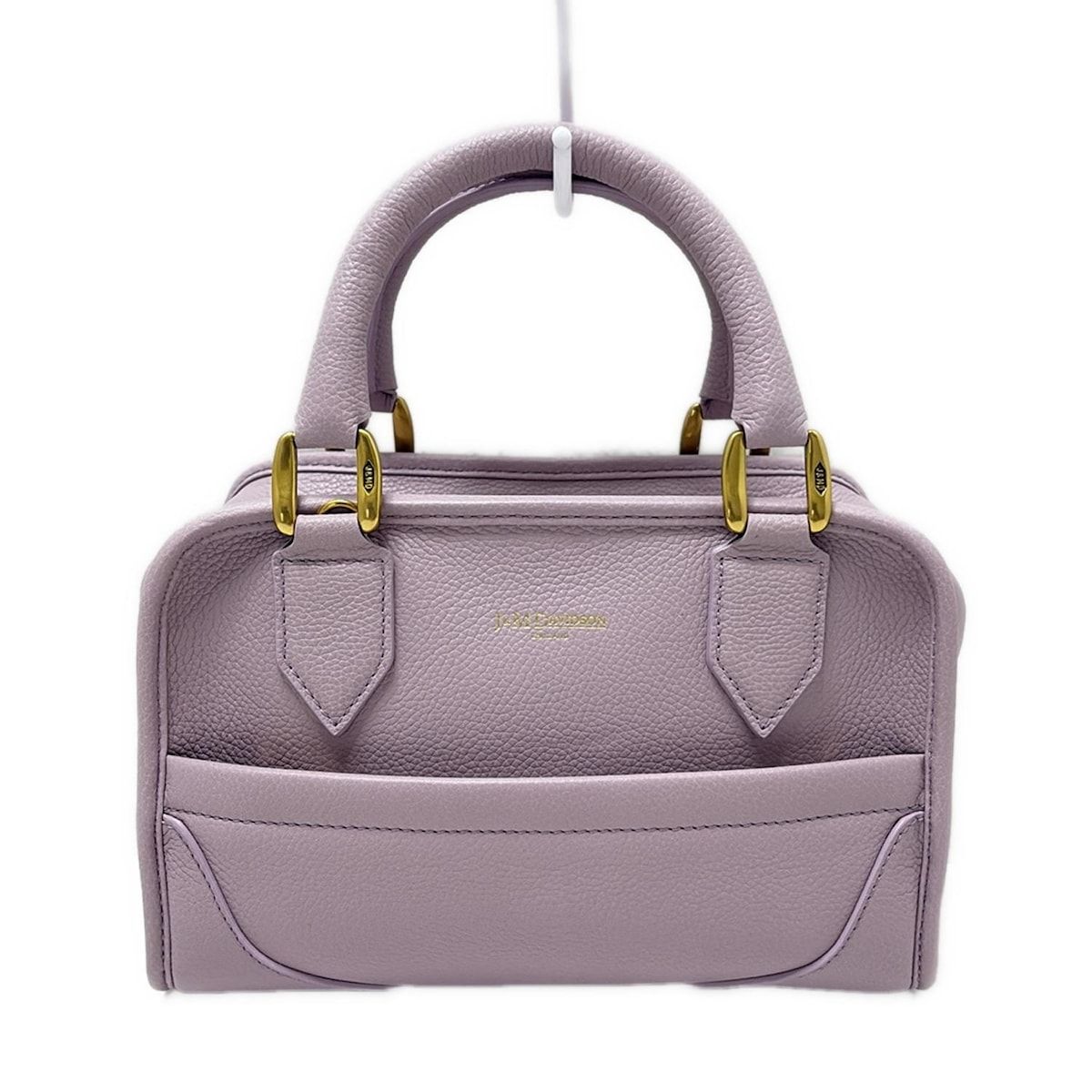 J-MDavidson ジェイ-エムデヴィッドソン ハンドバッグ ミア キューブ ミニ ライトパープル レザー