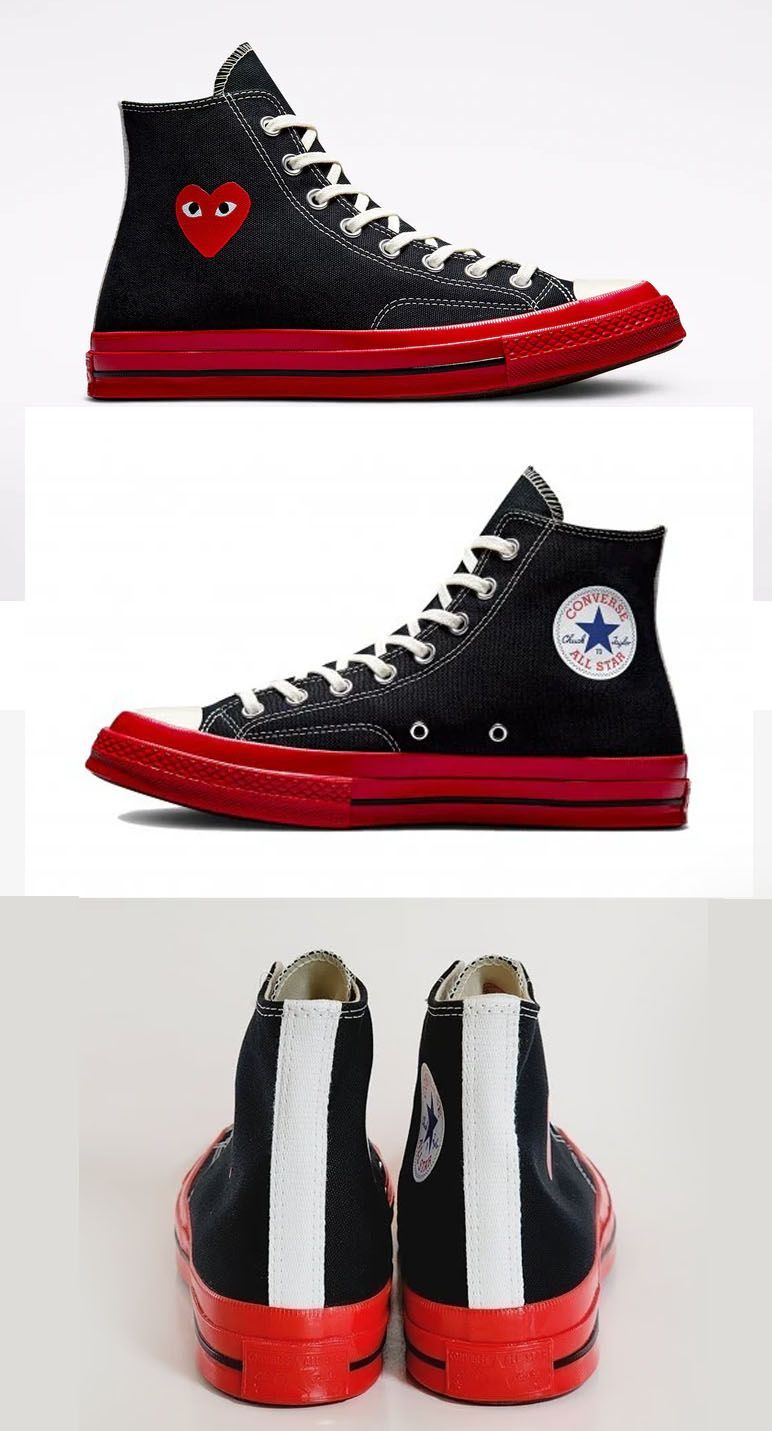 新品/未使用】【26.5cm】PLAY CDG CONVERSE Chuck Taylor High