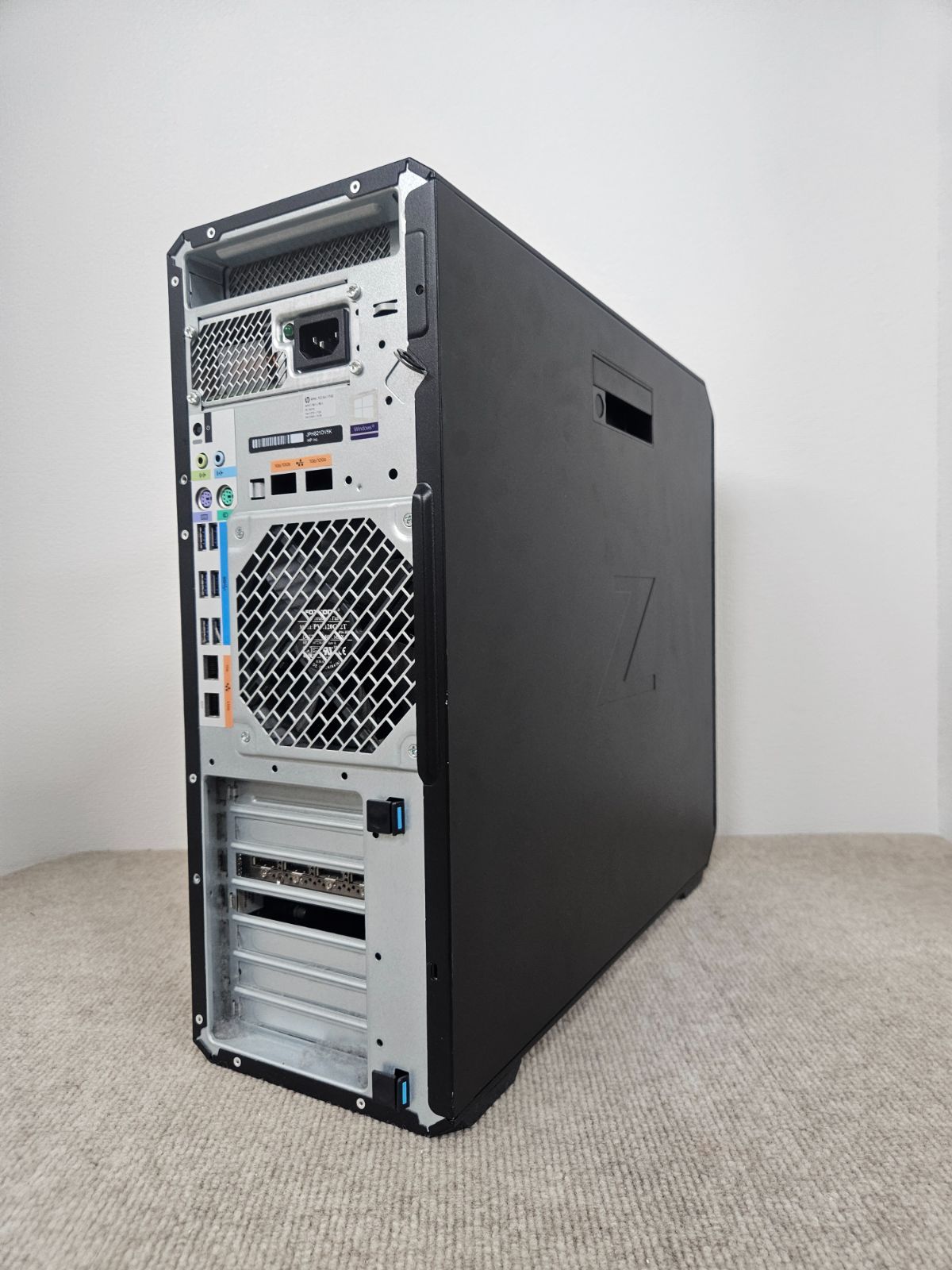 AI研究HP Z6 G4 ワークステーション Intel Xeon G 6136 2CPU 24コア48スレッド 128GBメモリ M.2 SSD 1TB NVIDIA Quadro P4000