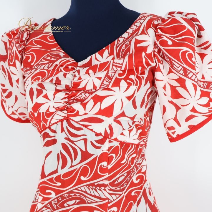 ハワイアンプリント ホワイト系