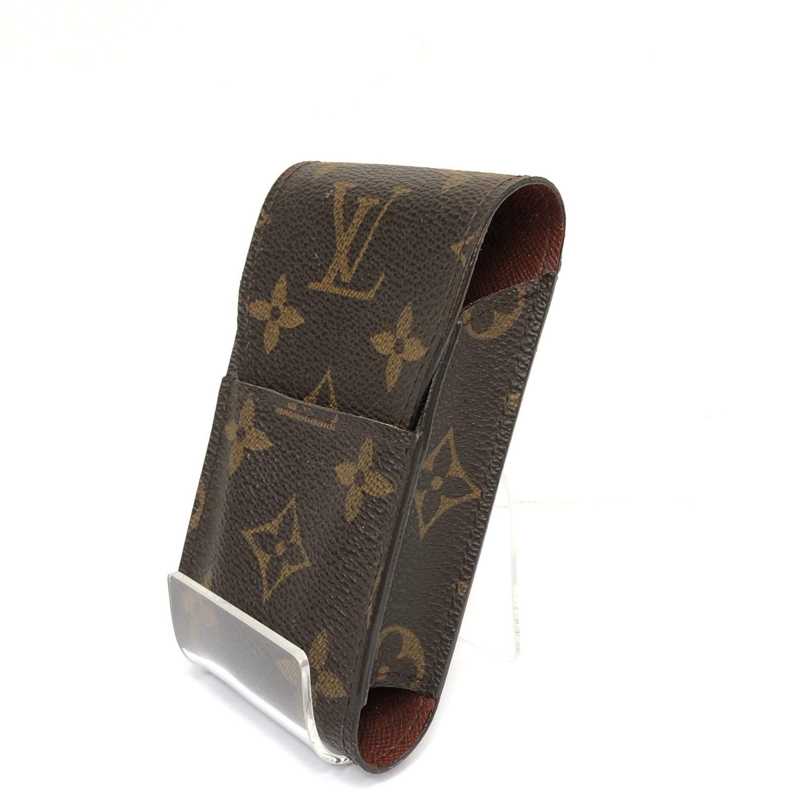 LOUIS VUITTON ルイヴィトン ユニセックス モノグラム シガレットケース エテュイ シガレット M63024 ブラウン