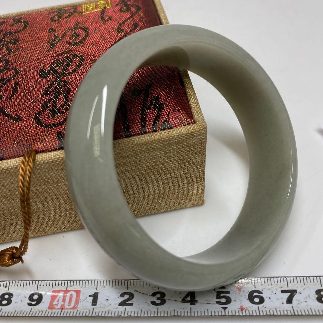 本翡翠 バングル 82g 東さ7-0126ア㉜