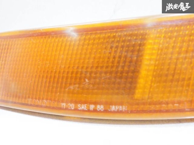 破損無し！】トヨタ純正 SW20 MR2 後期 ショップ フロント ウインカー