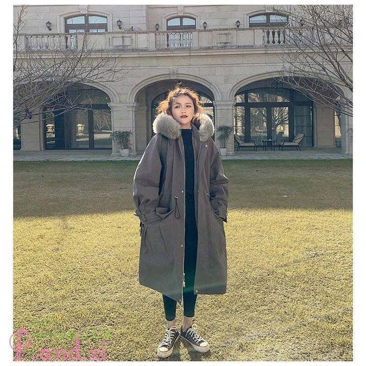 ロング丈バーカージャケット