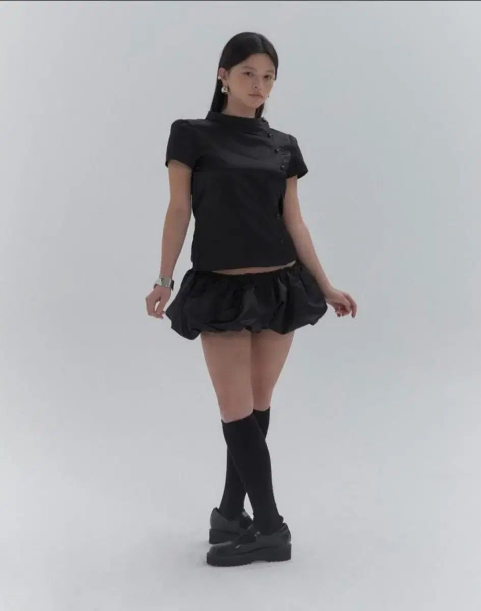 kanari ショーツ スリーブパフシャツ