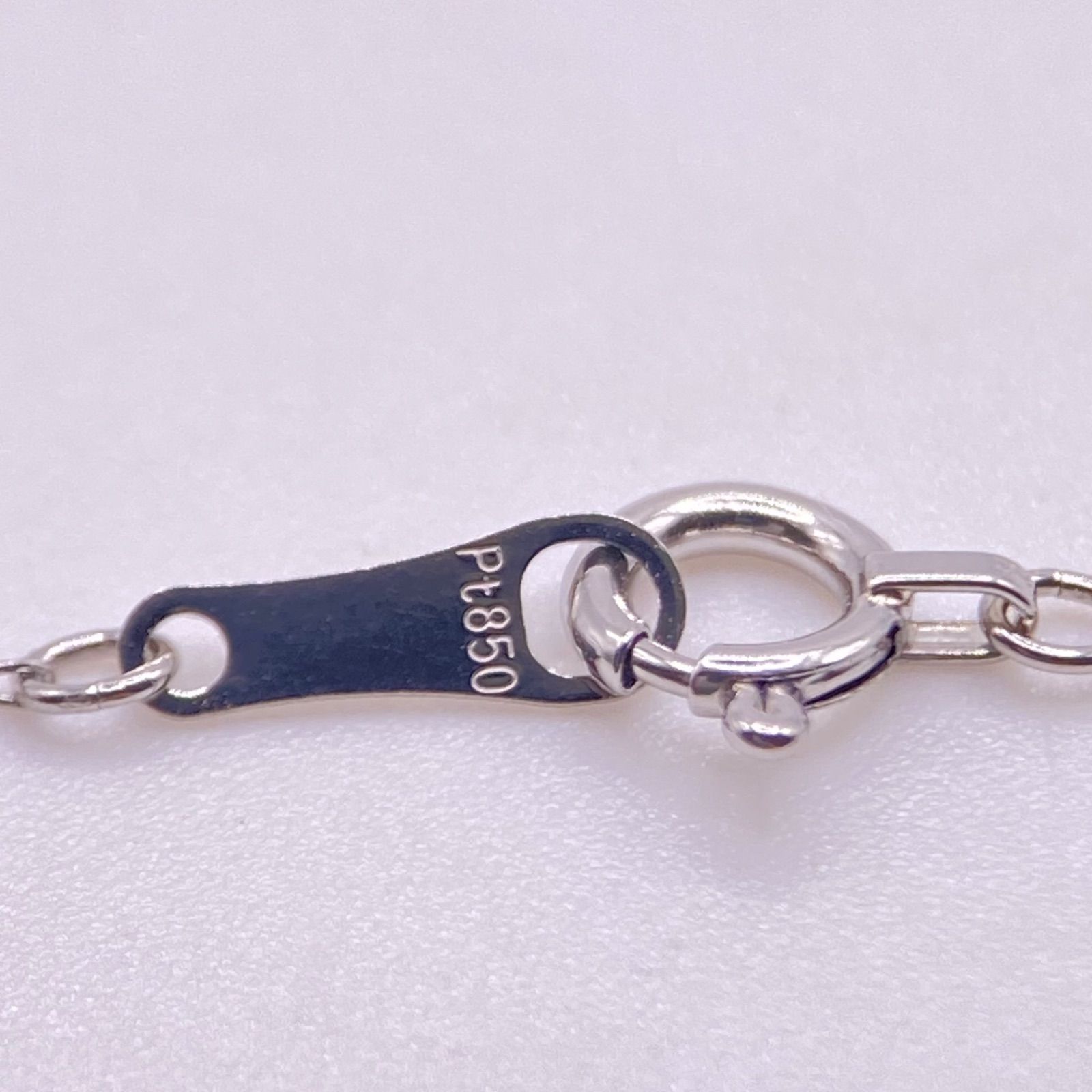 新商品未使用✨新品✨即購入OK✨人気pt850プラチナ40㎝✨プレゼント 