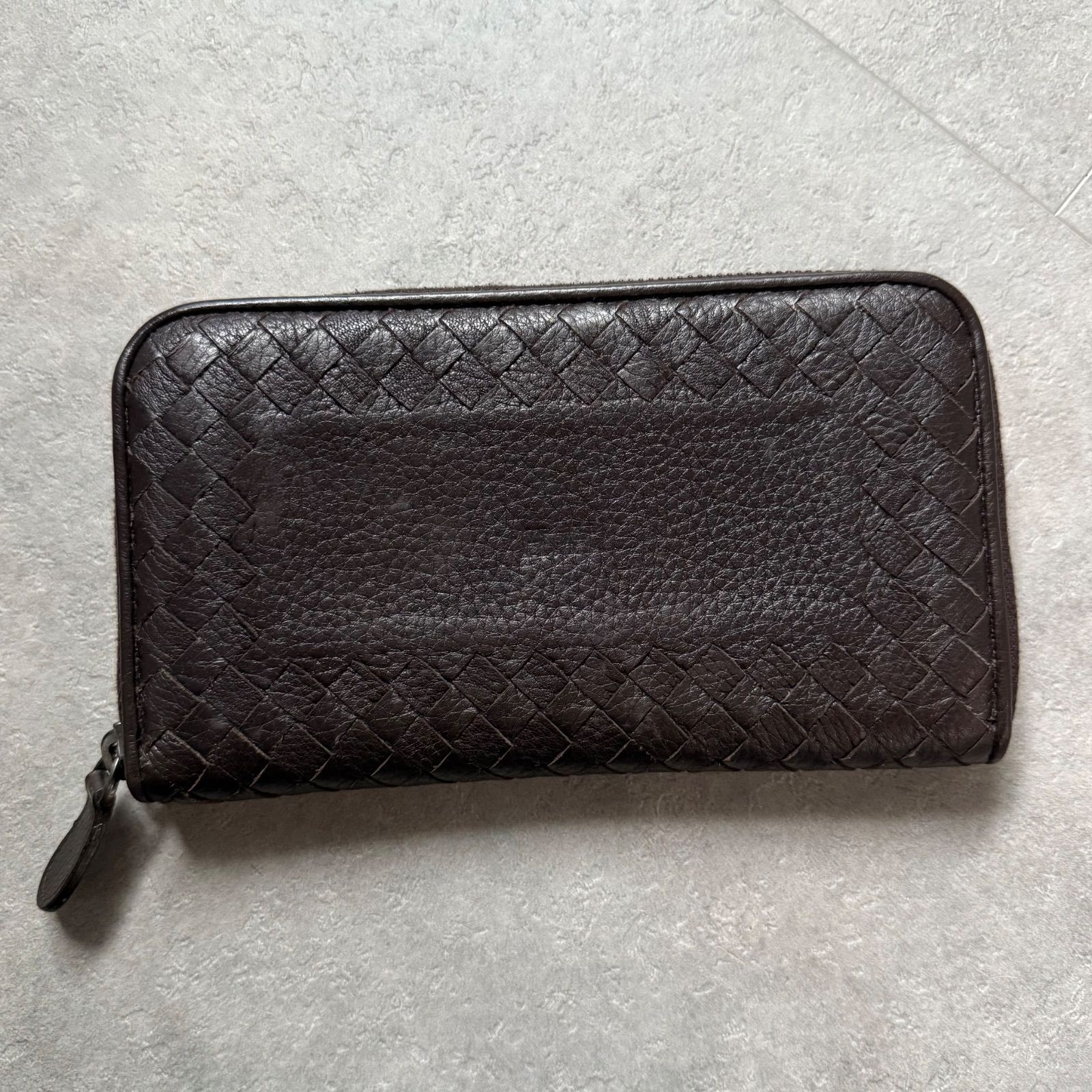 ✨極美品✨　bottega veneta 長財布　イントレチャート　ファスナー BOTTEGA VENETA ボッテガヴェネタ ラウンドファスナー 長財布 814674