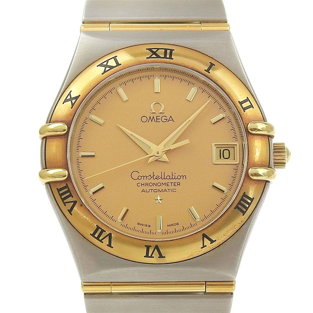 OMEGA オメガ コンステレーション クロノメーター cal.1120 1202.10 ステンレススチール 自動巻き アナログ表示 メンズ ゴールド文字盤 腕時計