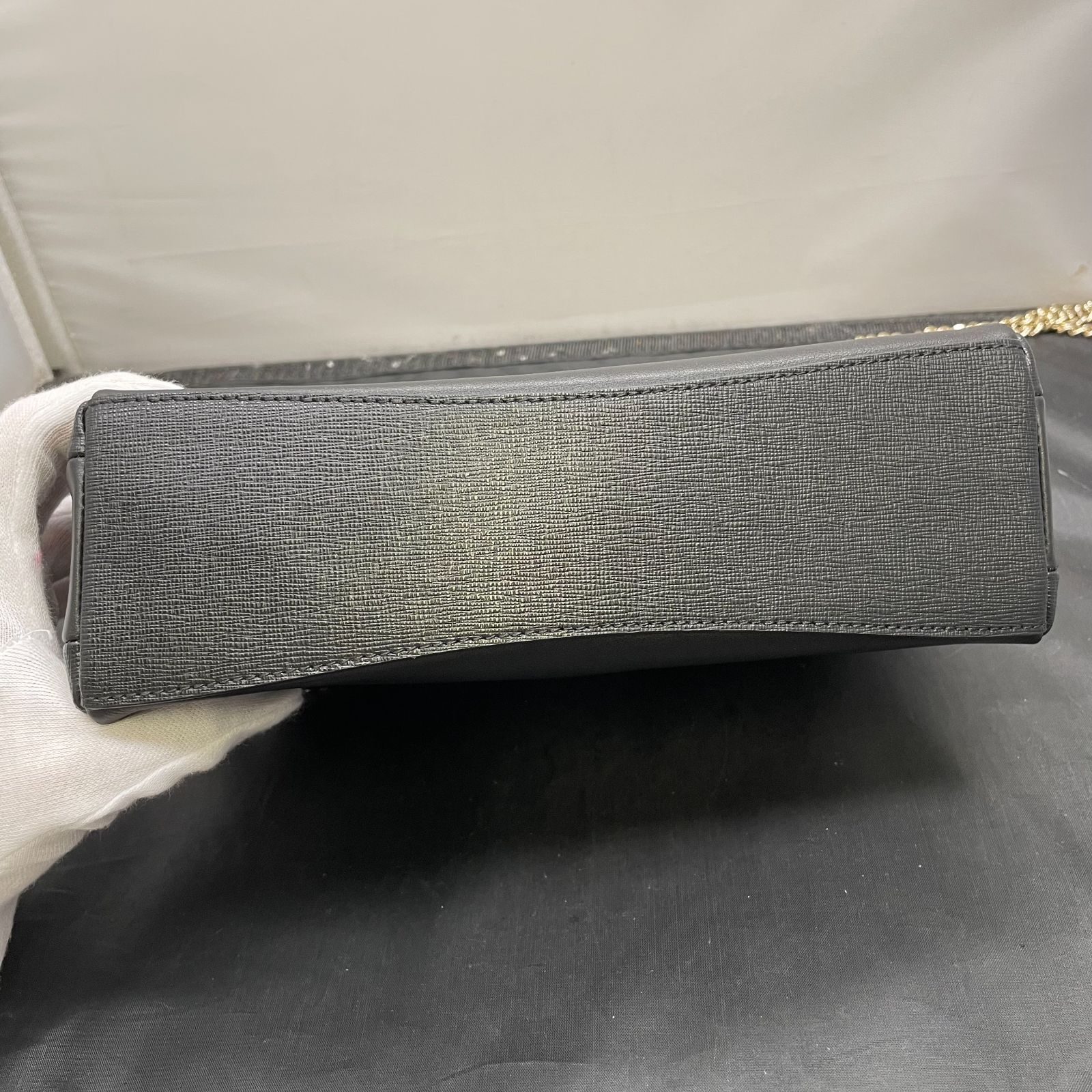 フルラ バッグ レザー 黒 小 B25100474 DECORATOM_COM_BR