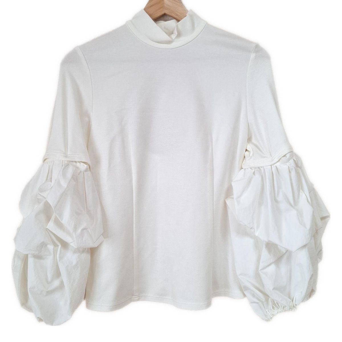 cygne シーニュ 長袖カットソー サイズ0 XS レディース - 白 袖着脱可