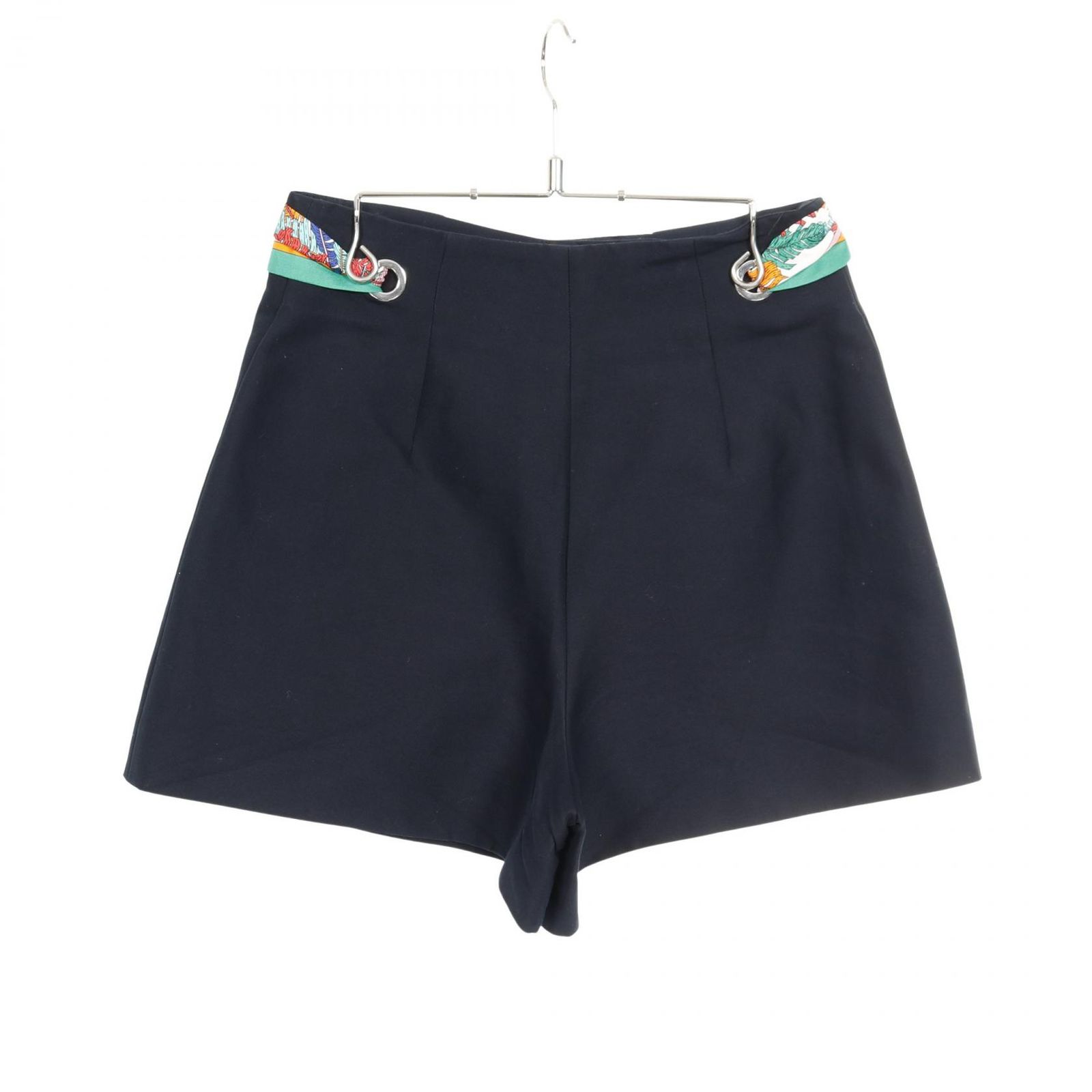 エミリオプッチ Emilio Pucci パンツ ショート 71RT70 ネイビー コットン ショートパンツ レディース Used B