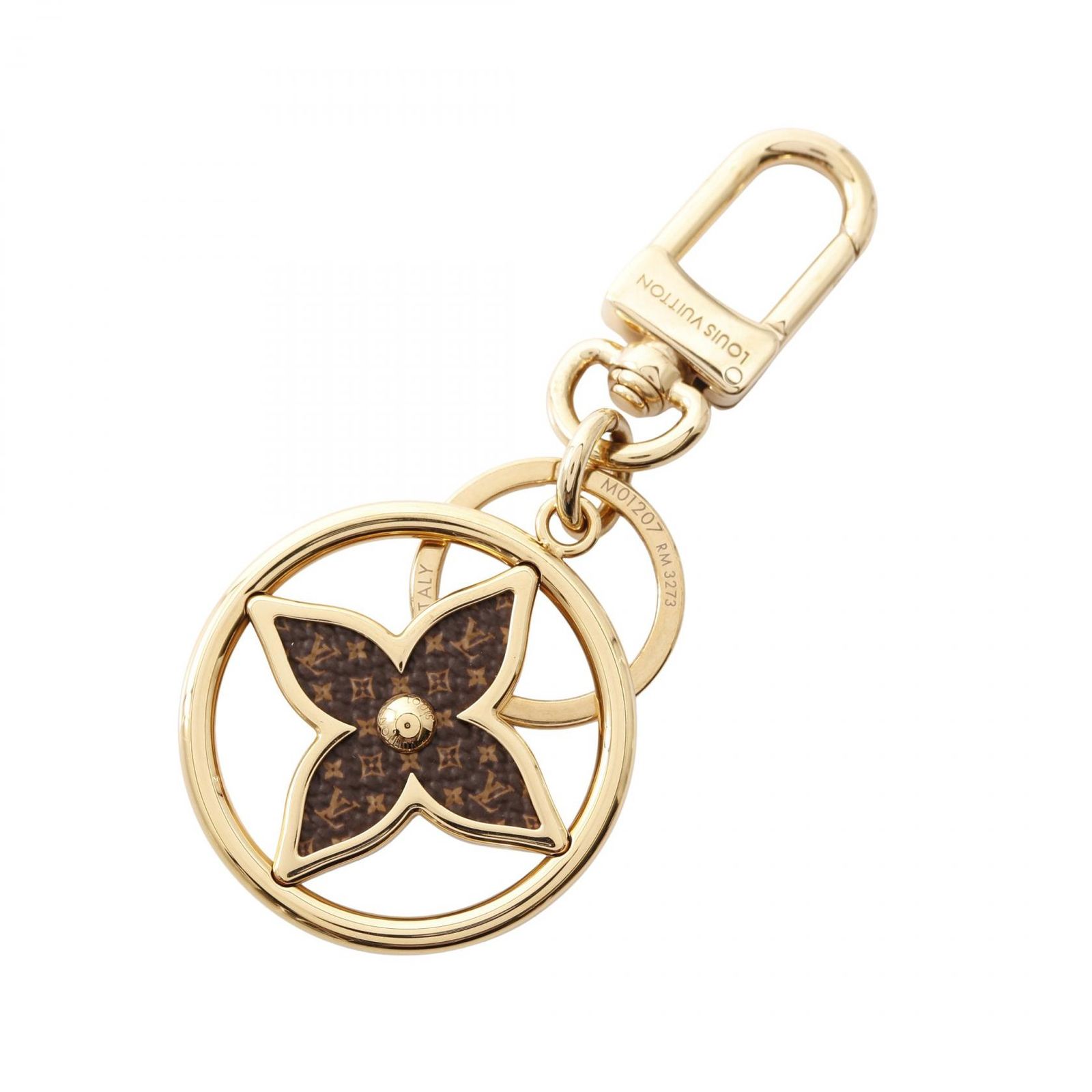 ルイヴィトン LOUIS VUITTON チャーム キーホルダー ゴールド LOUIS