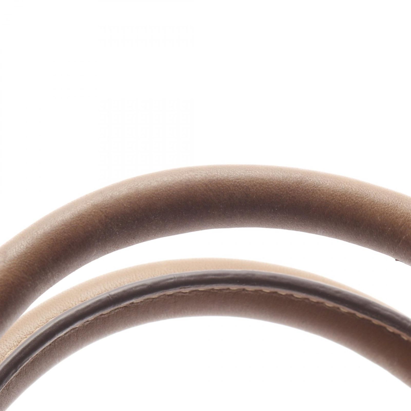 プラダ PRADA ハンドバッグ ブラウン レザー トライアングルロゴ 2wayトートバッグ レディース Used B DECORATOM_COM_BR