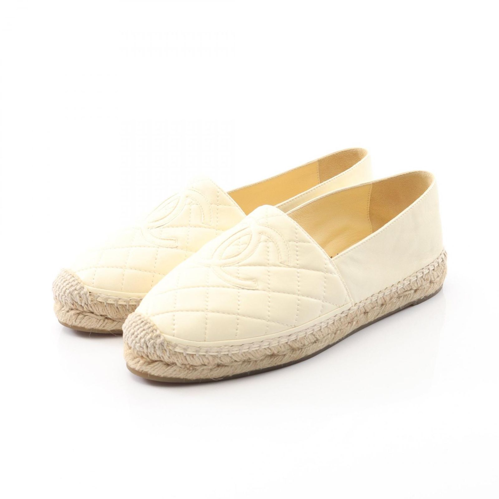 シャネル CHANEL ココマーク G32910 レザー スリッポン レディース Used A