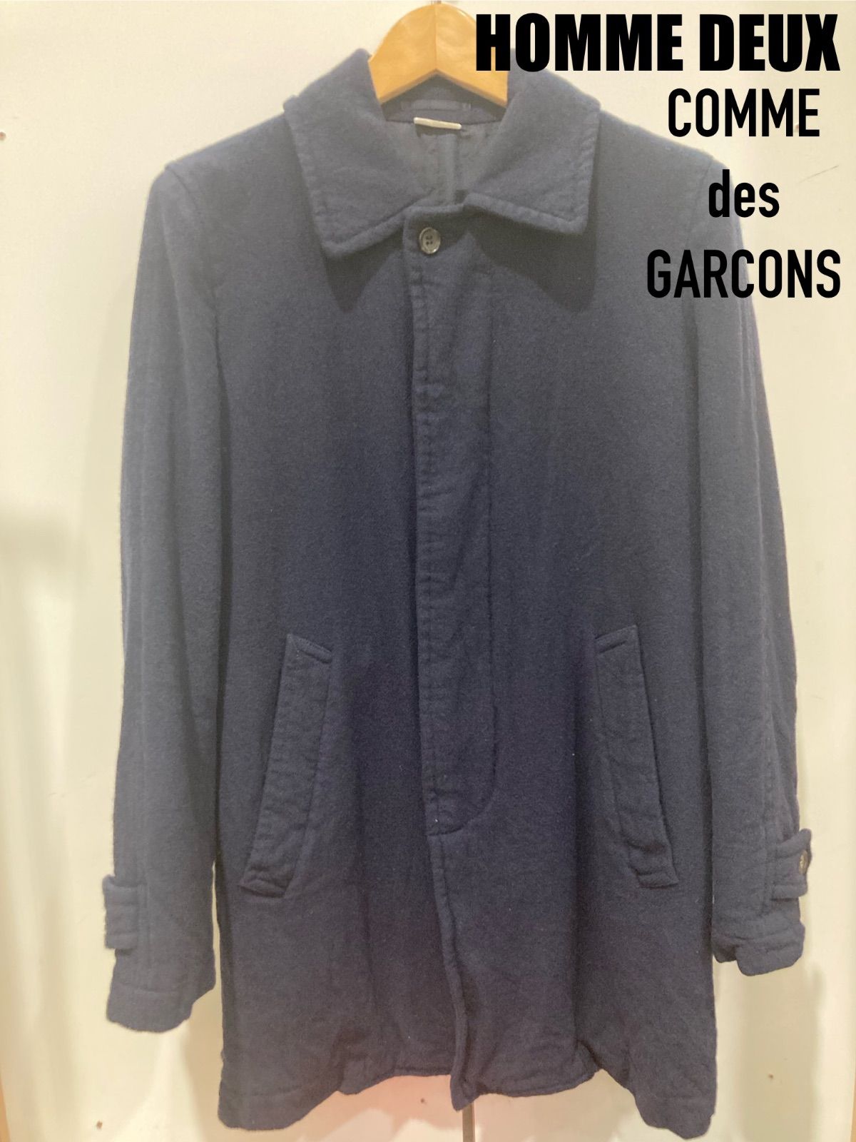 COMME des GARCONS HOMME DEUX コムデギャルソンオムドゥ コート 毛100% 日本製 DD-C002 AD2019 XS