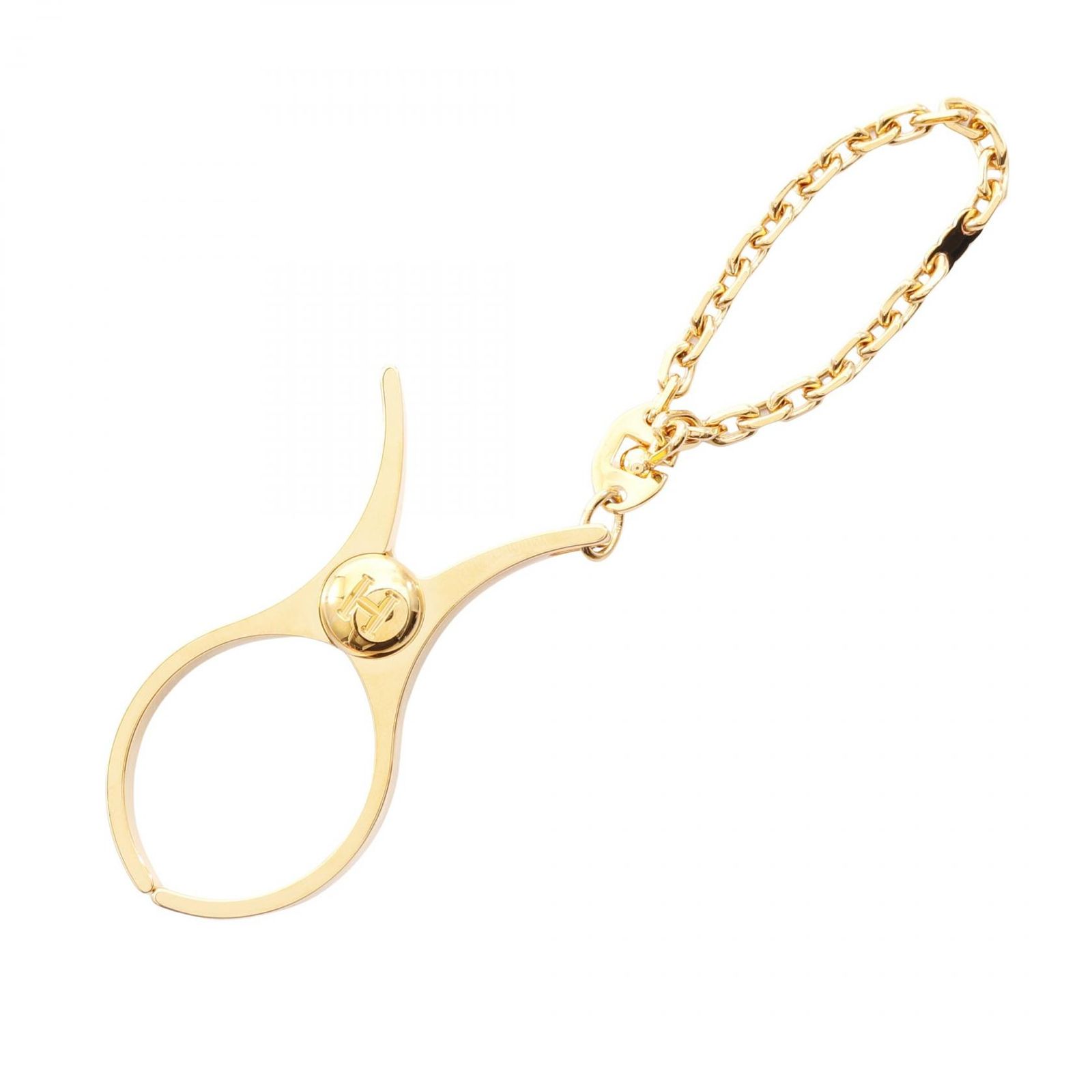 エルメス HERMES フィルー グローブホルダー ゴールド GP ゴールドメッキ グローブホルダー レディース Used A