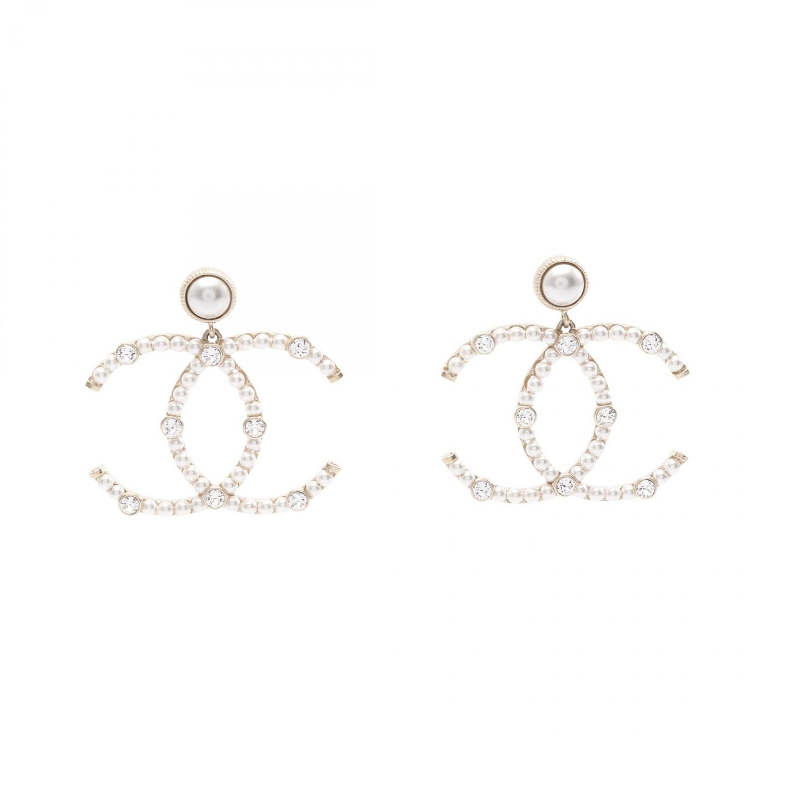 シャネル CHANEL ピアス ココマーク ゴールド GP ゴールドメッキ ピアス レディース Used A