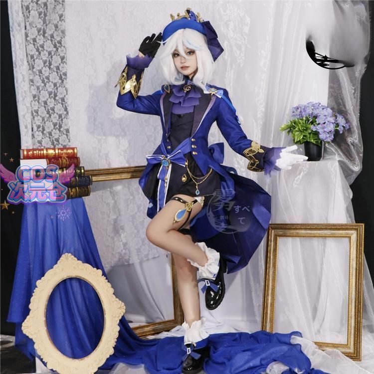 ♥ 霧都 ウードゥ 原神 フリーナ 黒衣 コスプレ衣装 フリーナ フカロス 女性用 ハロウィン 新発売 仮装 キャラクター服