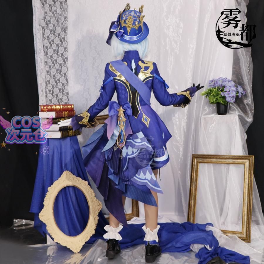 霧都 ウードゥ 原神 フリーナ 黒衣 コスプレ衣装 フリーナ フカロス 女性用 ハロウィン 仮装 キャラクター服