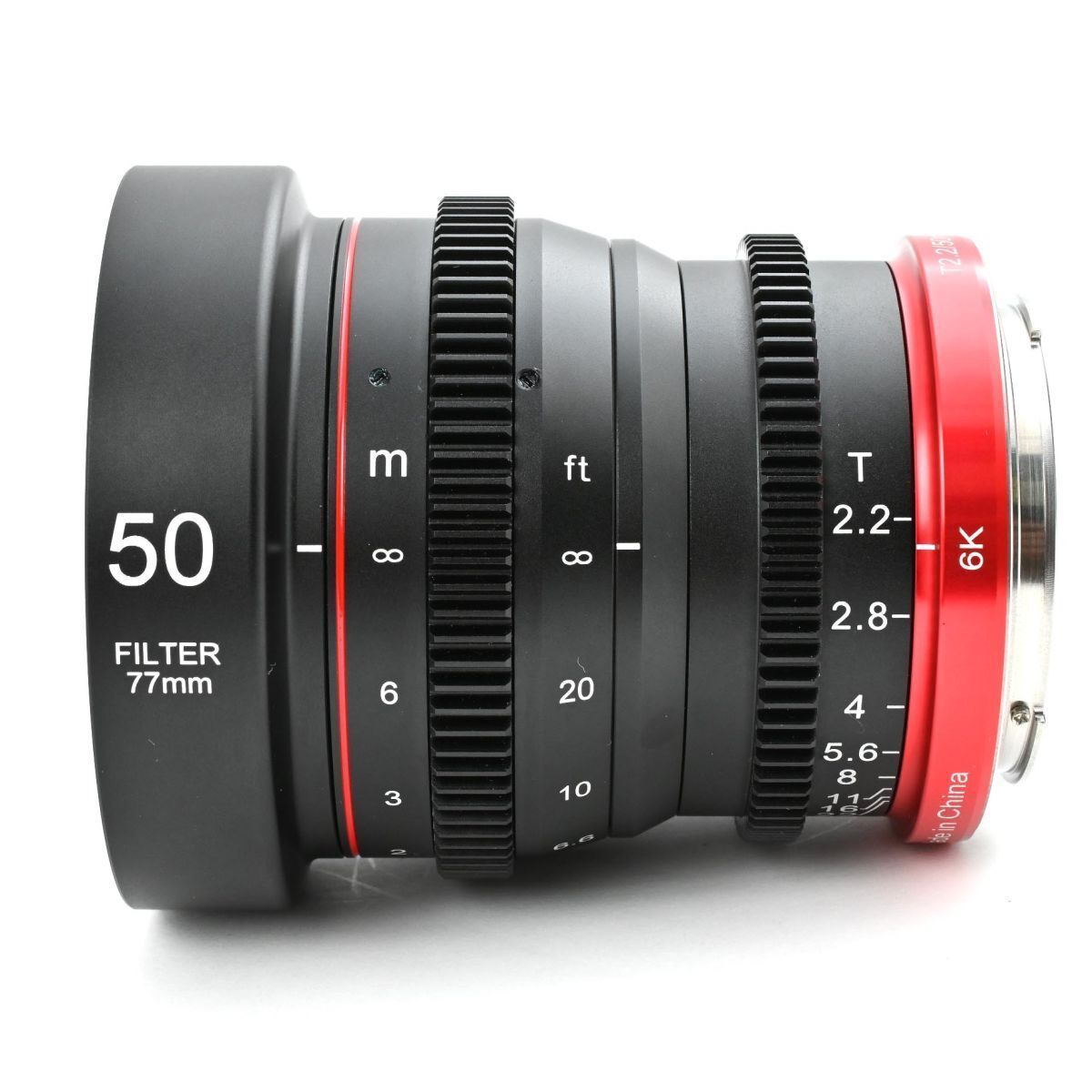 Meike Mini Prime 50mm T2.2 RFマウント メイケ シネマレンズ 単焦点