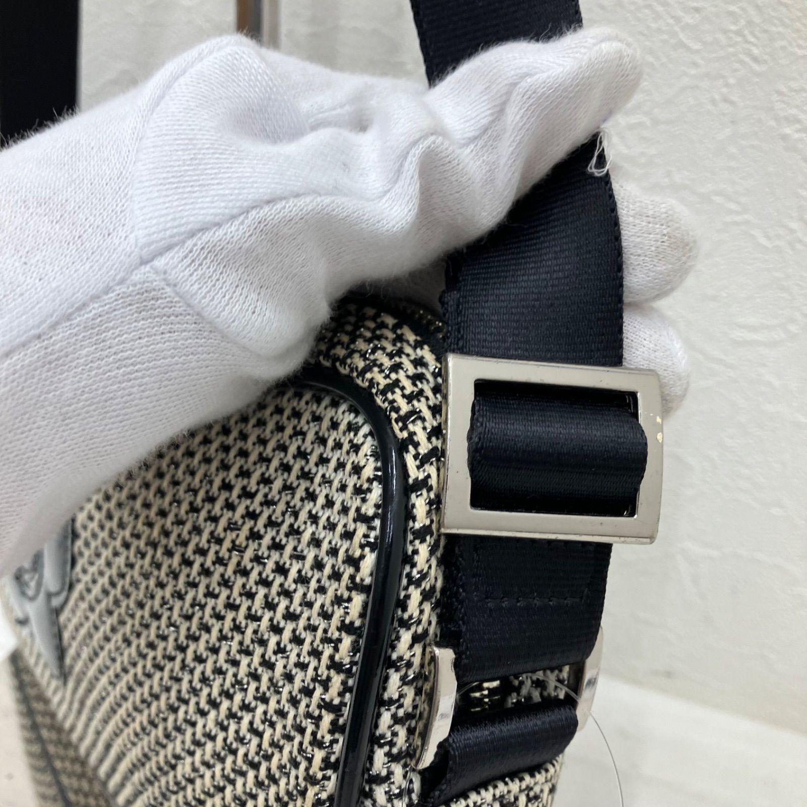 5471 MARY QUANT マリークワント マリクワ ショルダーバッグ ブラック