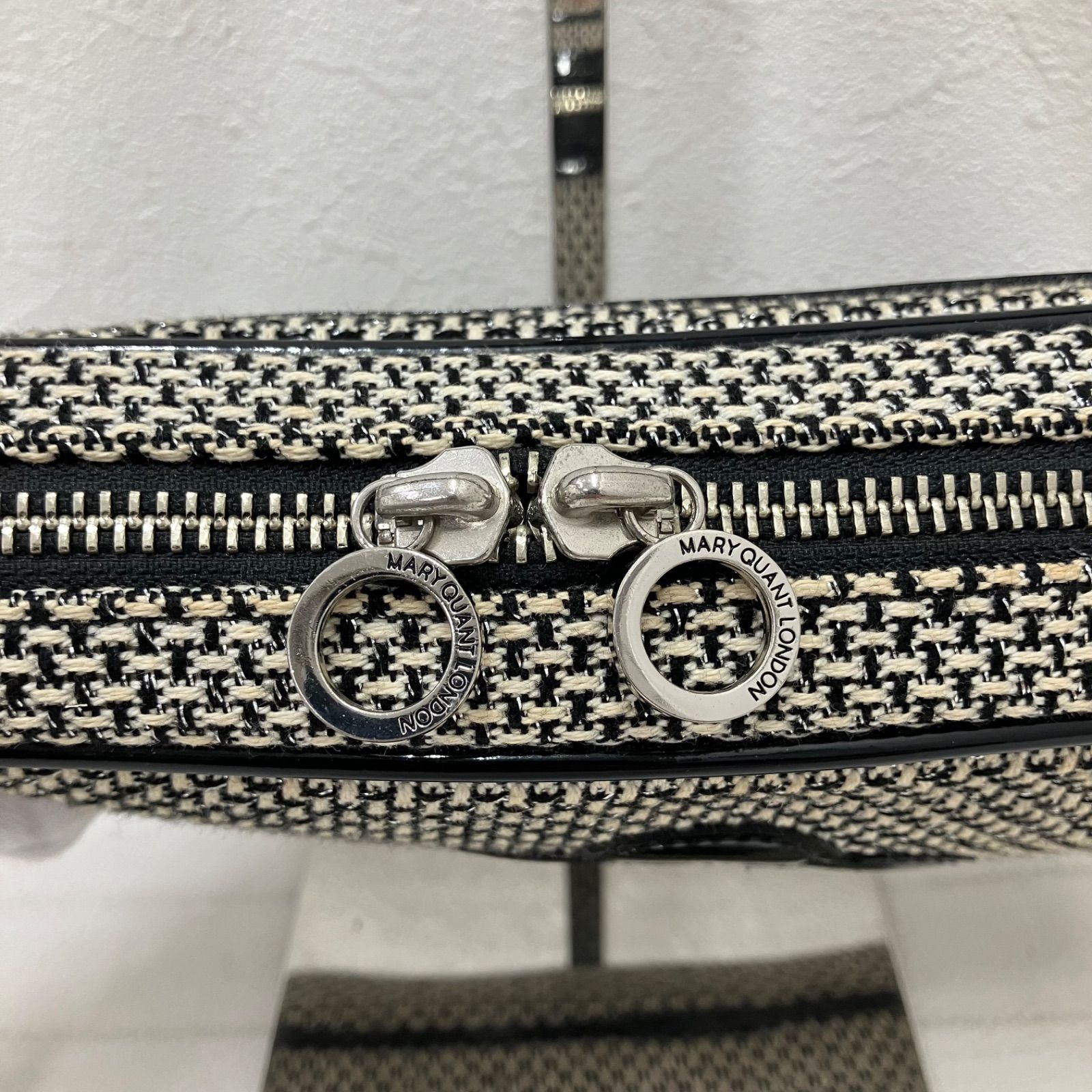 5471 MARY QUANT マリークワント マリクワ ショルダーバッグ ブラック