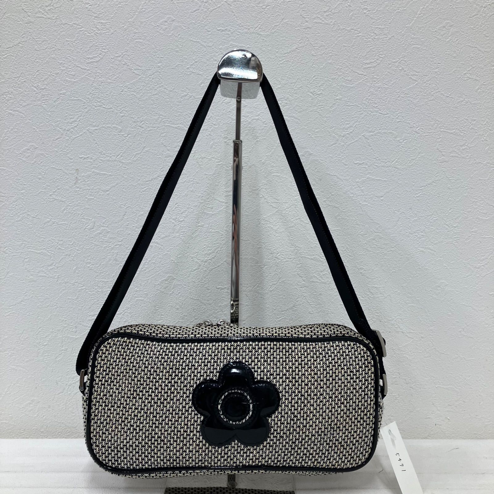 5471 MARY QUANT マリークワント マリクワ ショルダーバッグ ブラック