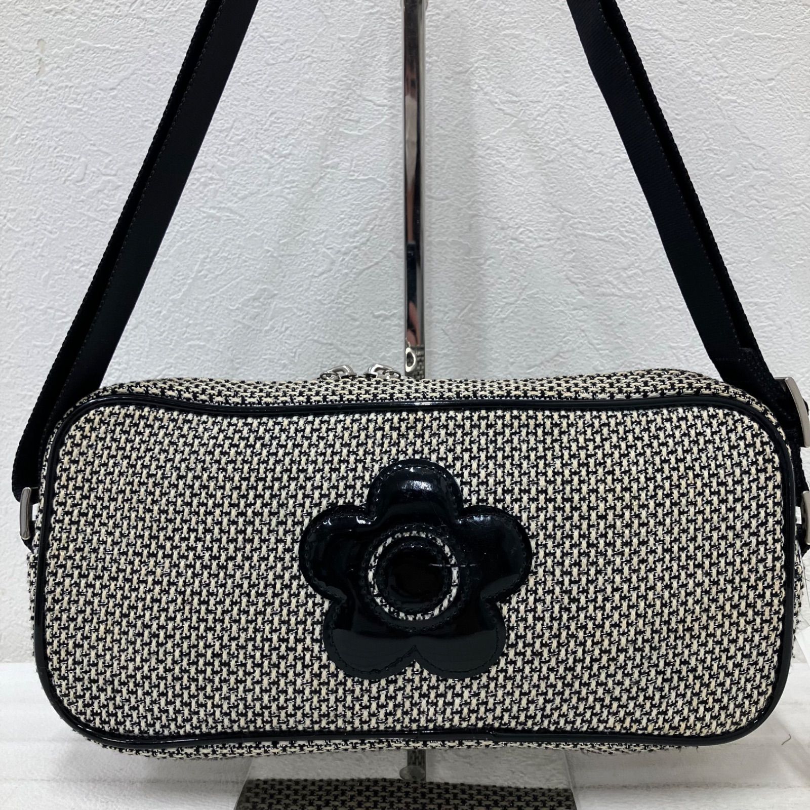 5471 MARY QUANT マリークワント マリクワ ショルダーバッグ ブラック