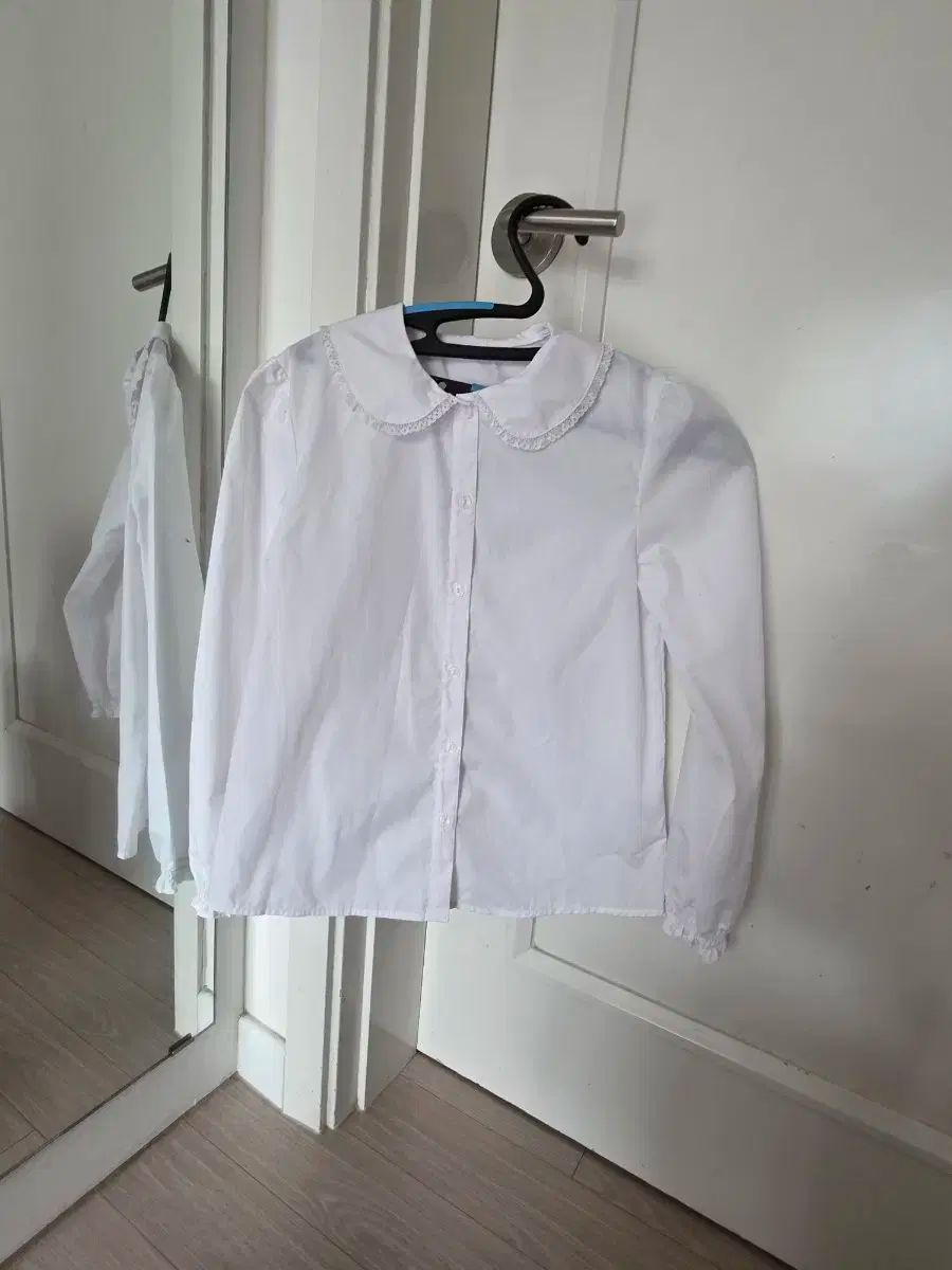 日本 ヴィンテージ 白 ブラウス 150 サイズ