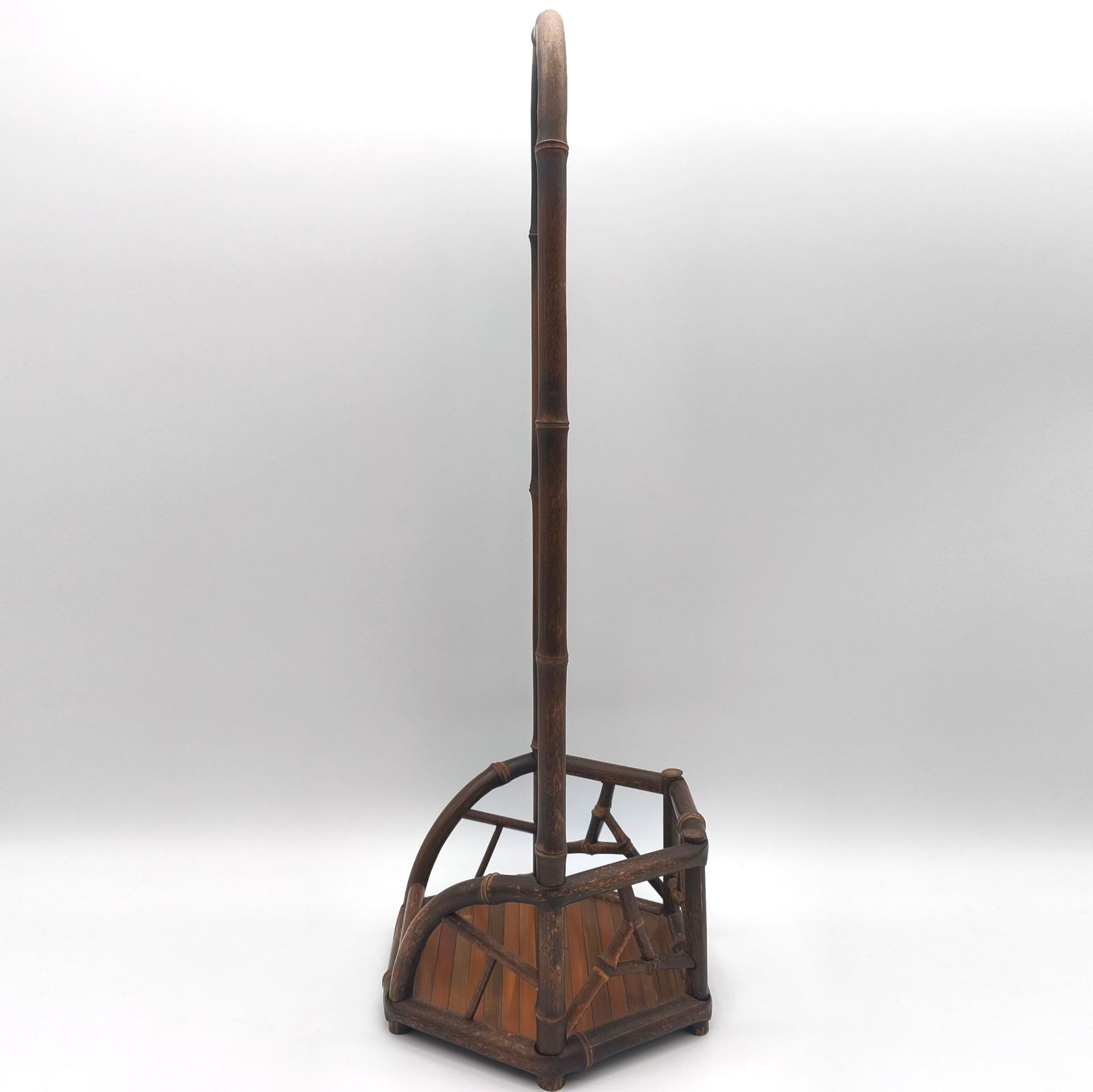 涼炉台 竹組 手付 六角 竹工芸 茶道具 No.251020-21 梱包サイズ100 WWW_SUPERTOOLSSHOP_NL