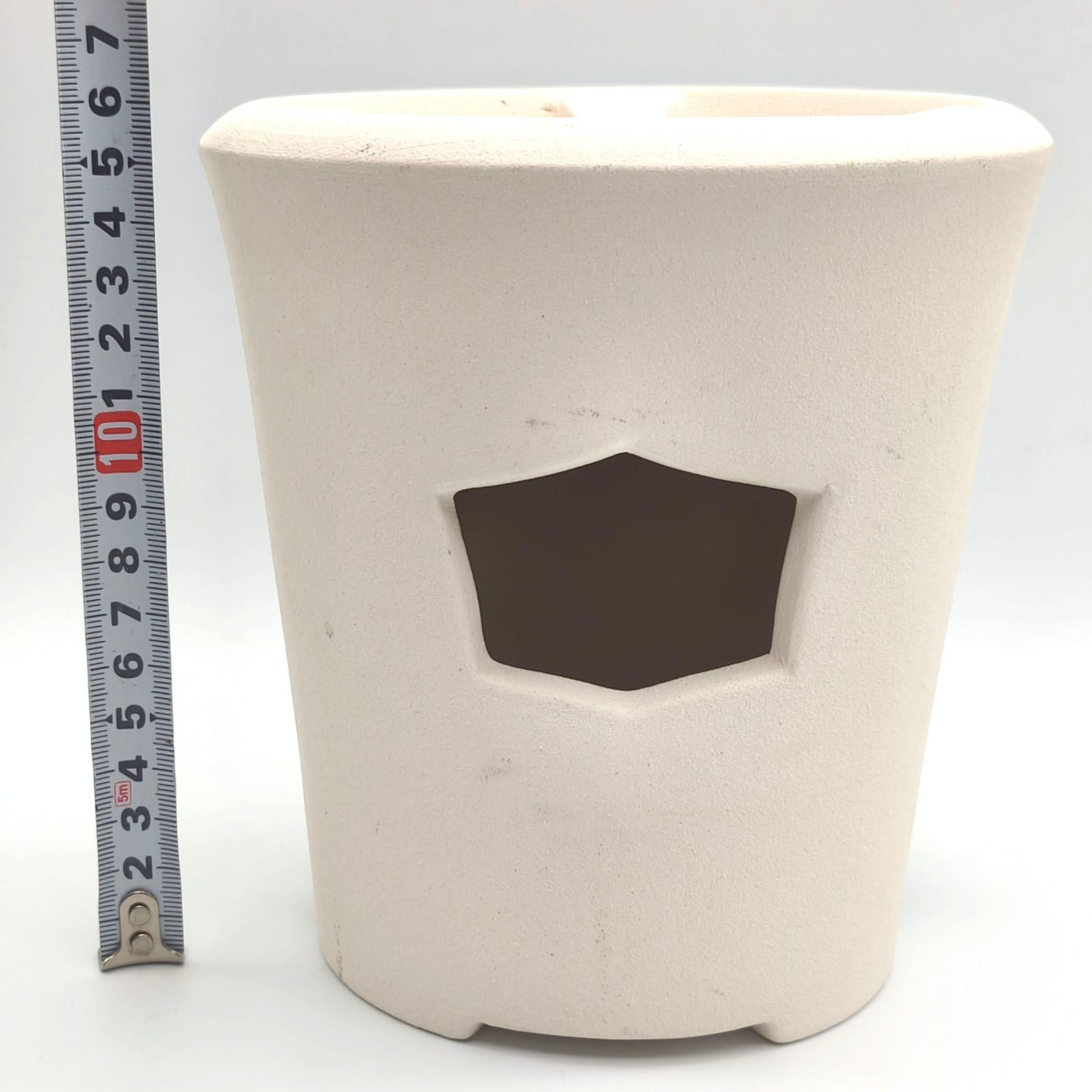 煎茶用電熱器 涼炉 白泥 電気式 No.251020-43 梱包サイズ80