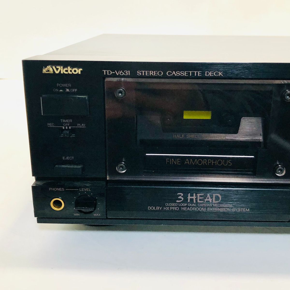 VICTOR TD-V631　ステレオカセットデッキ Victor TD-V631 3ヘッドステレオカセットテープデッキ - メルカリ