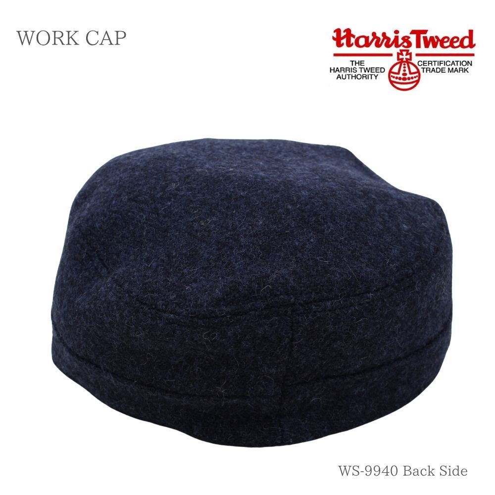  Harris Tweed ハリスツイード ウールワークキャップ 帽子 メンズ レディース ユニセックス シンプル クラシック 秋冬 ヴィンテージ ワークキャップ キャップ