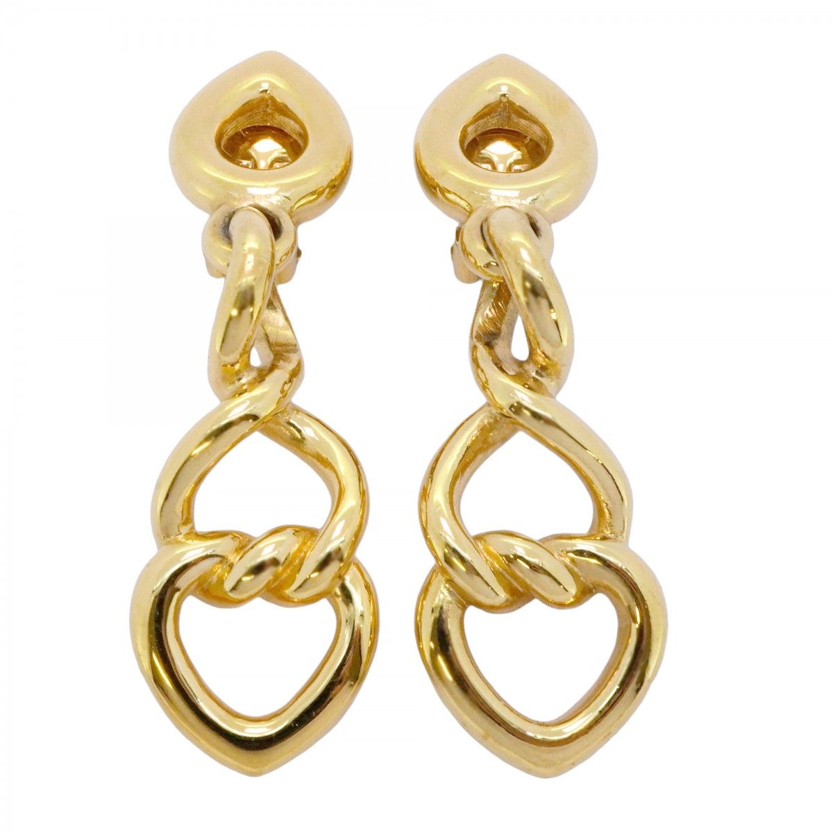 5jmb0481 クリスチャンディオール イヤリング チェーン GPメッキ ゴールド レディース