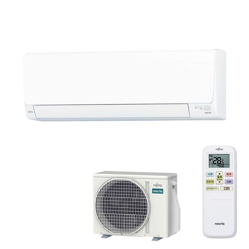 メーカー正規品 FUJITSU 富士通ゼネラル ノクリア AHシリーズ エアコン AS-AH225S-W 主に6畳用