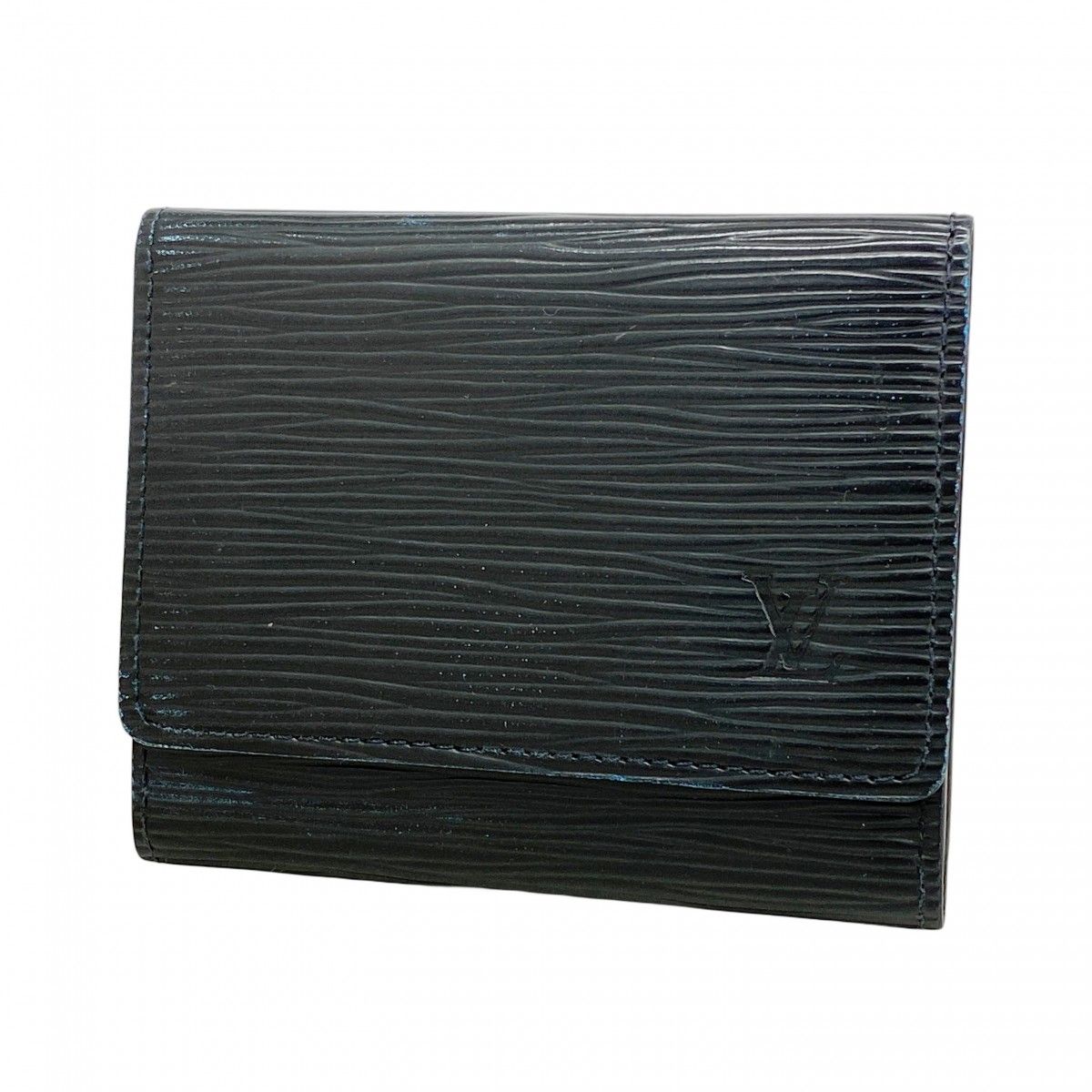 5md5307 ルイヴィトン カードケース エピ アンヴェロップカルトドゥヴィジット M60652 ノワ―ル メンズ