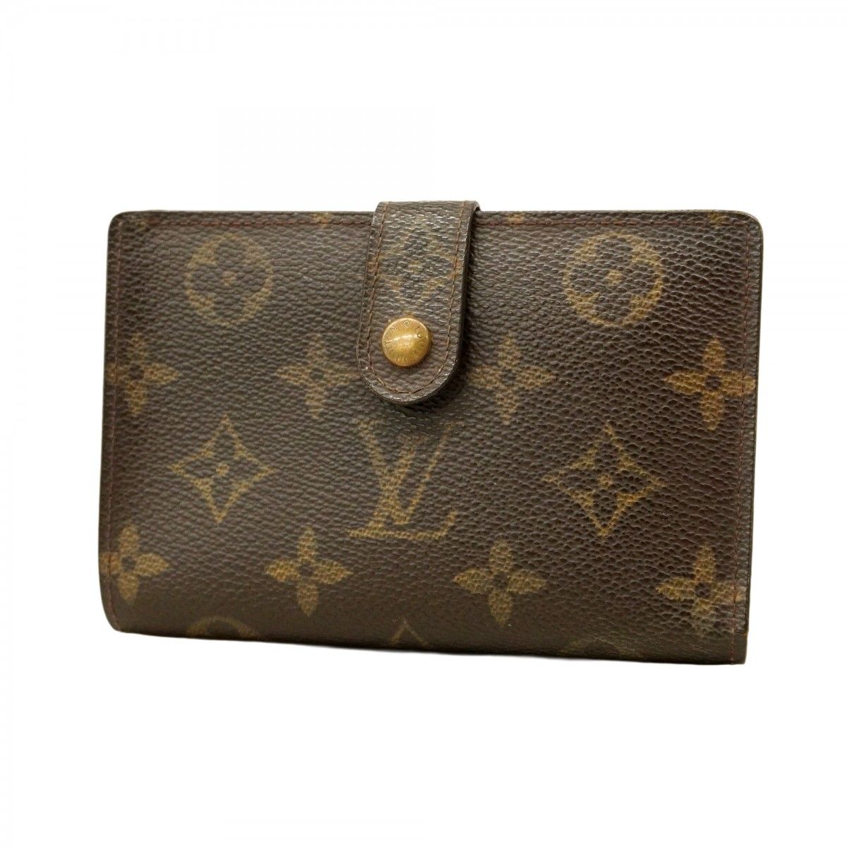 5me5406 ルイヴィトン 財布 モノグラム ポルトモネビエヴィエノワ M61663 ブラウン レディース